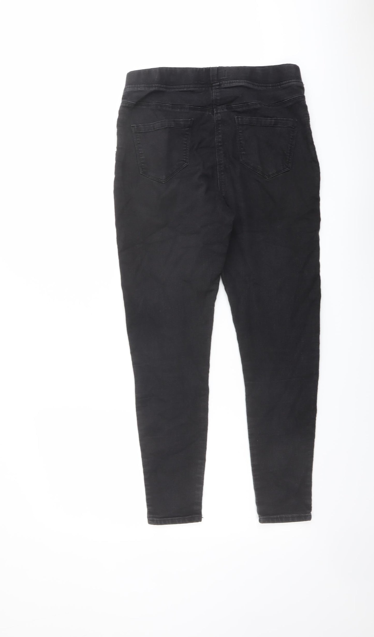Studio Womens Black Cotton Skinny Jeans Size 12 L27 in Regular