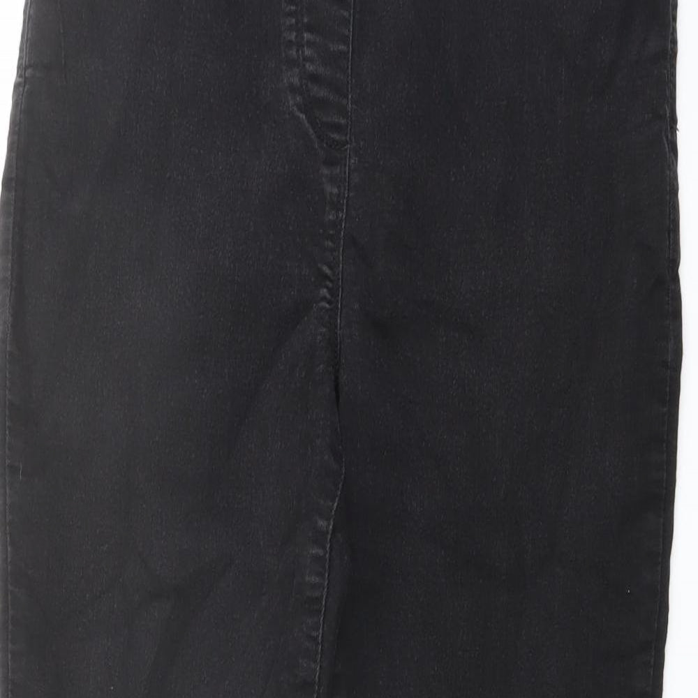 Studio Womens Black Cotton Skinny Jeans Size 12 L27 in Regular