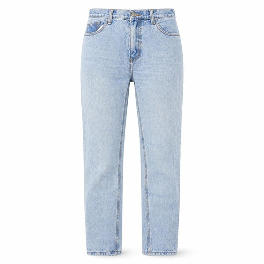 J.Galt Womens Blue Cotton Straight Jeans Size M L30 in Regular Zip