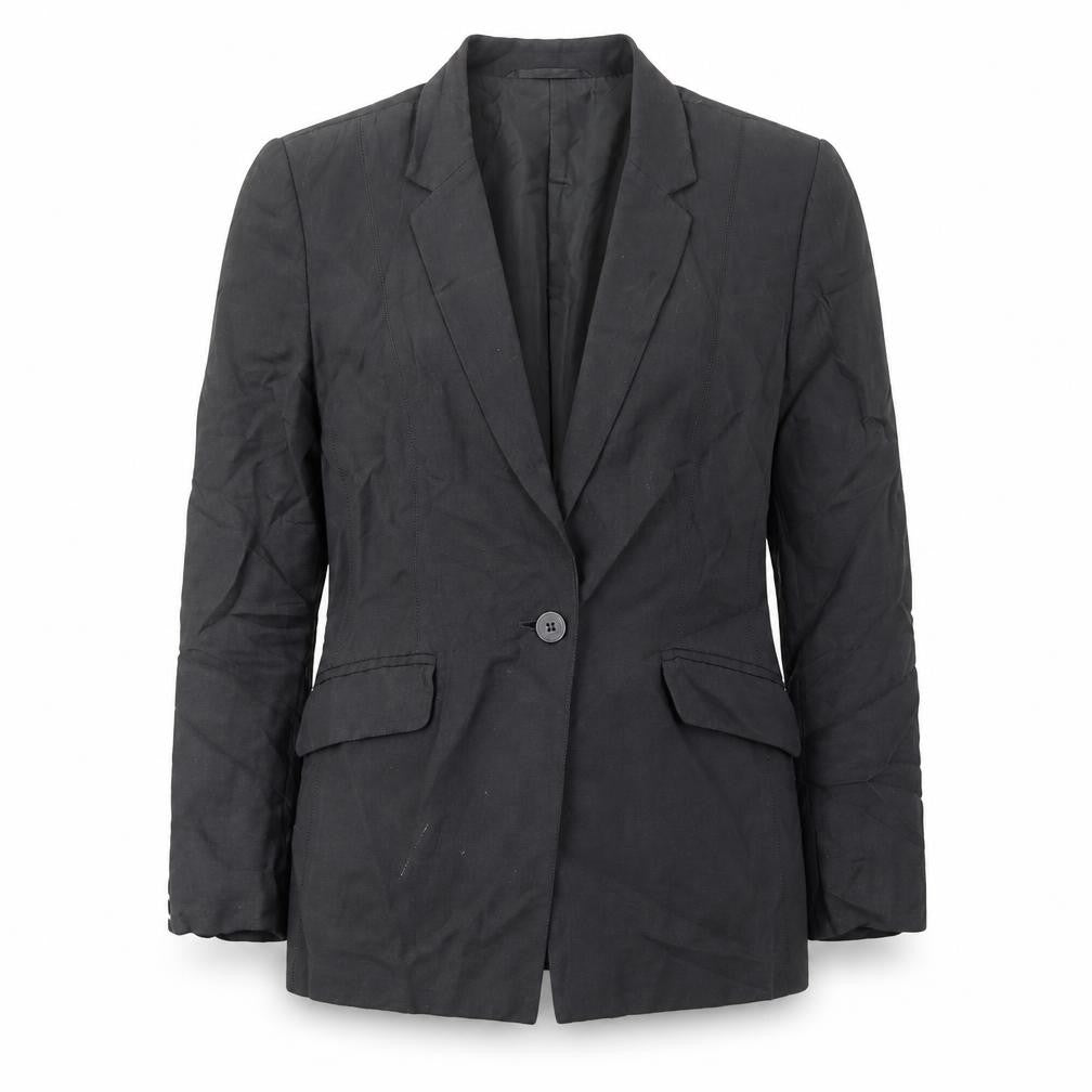 Planet Womens Black Jacket Blazer Size 8 Button