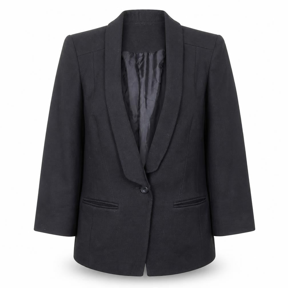 ASOS Womens Blue Jacket Blazer Size 16 Button