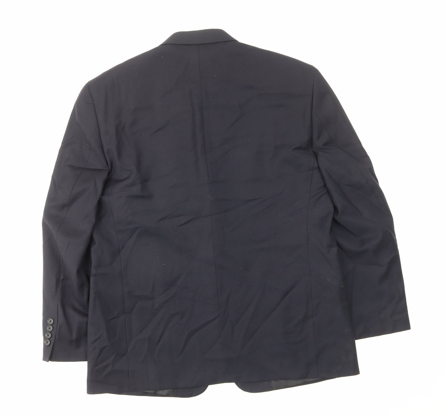 jeremy cobb Mens Blue Wool Jacket Suit Jacket Size 42 Regular