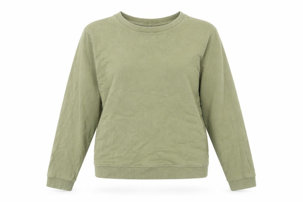 ASOS Womens Green Cotton Pullover Sweatshirt Size 6 Pullover
