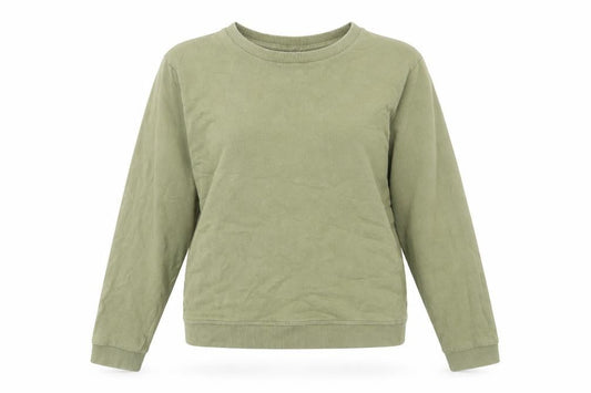 ASOS Womens Green Cotton Pullover Sweatshirt Size 6 Pullover