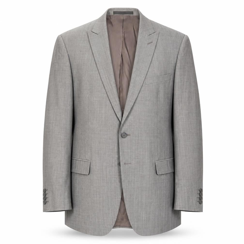 Autograph Mens Grey Wool Jacket Suit Jacket Size 42 Regular - Inside pockets