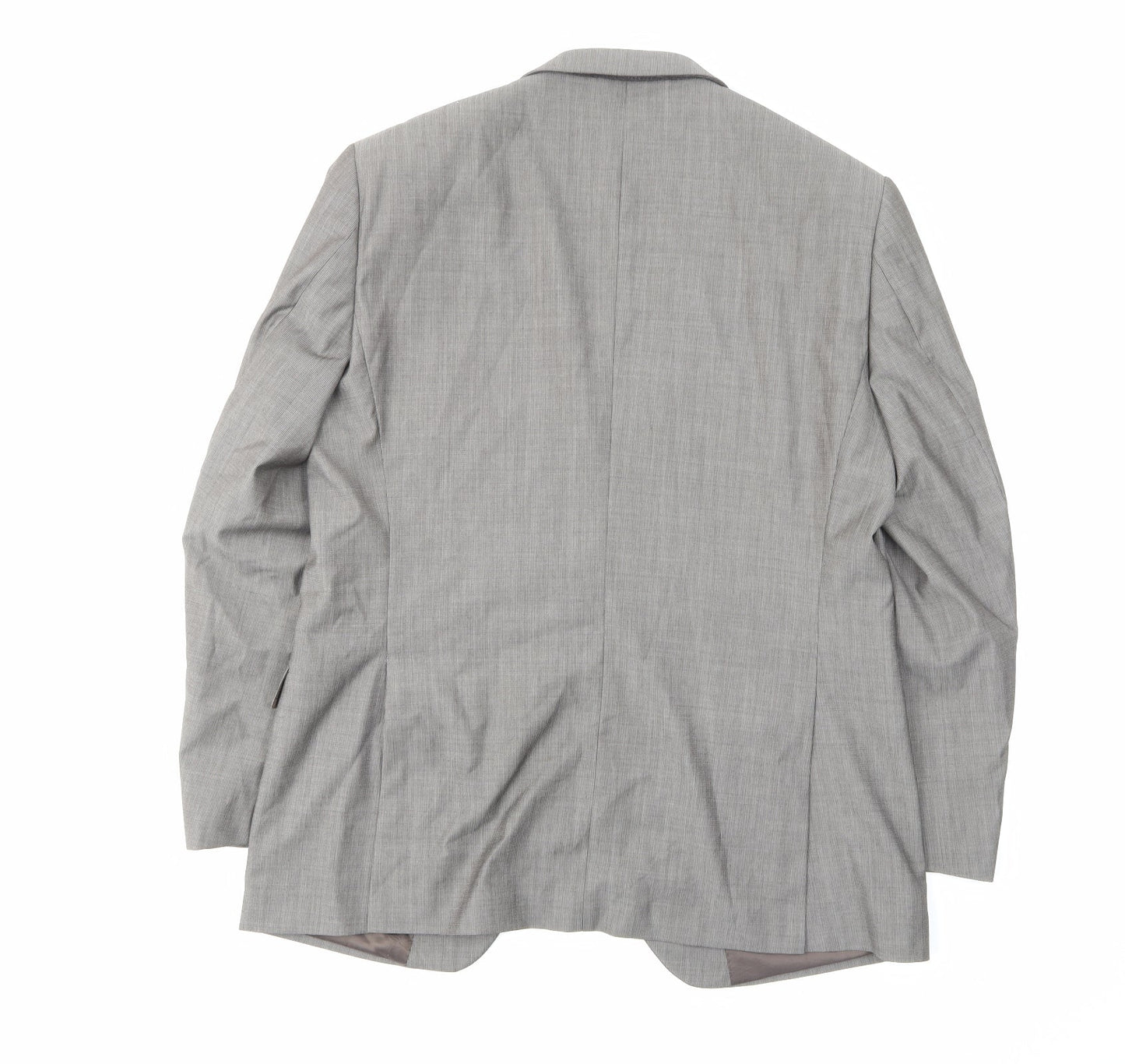 Autograph Mens Grey Wool Jacket Suit Jacket Size 42 Regular - Inside pockets