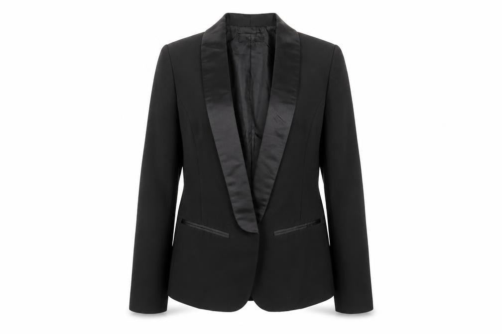 H&M Womens Black Jacket Blazer Size 4