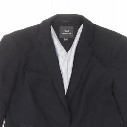 Next Womens Black Polyester Jacket Suit Jacket Size 12