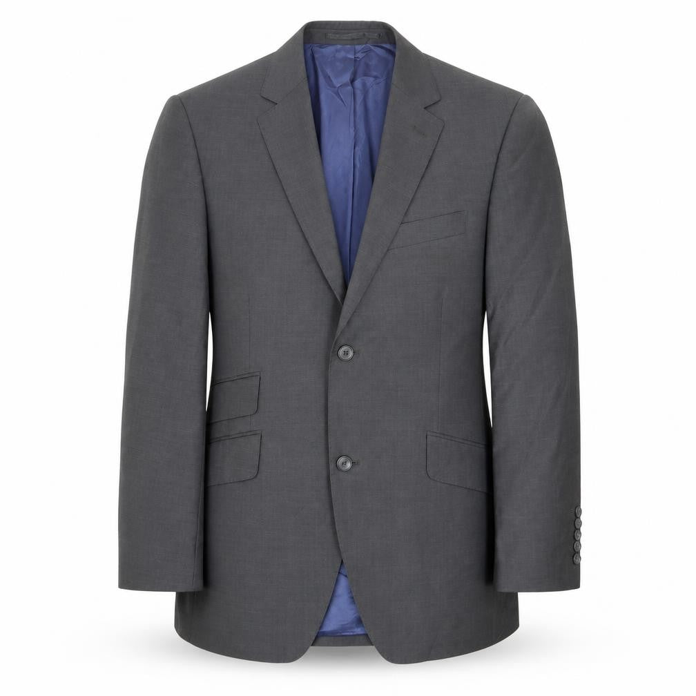 Skopes Mens Grey Wool Jacket Suit Jacket Size 40 Regular - Inside pockets