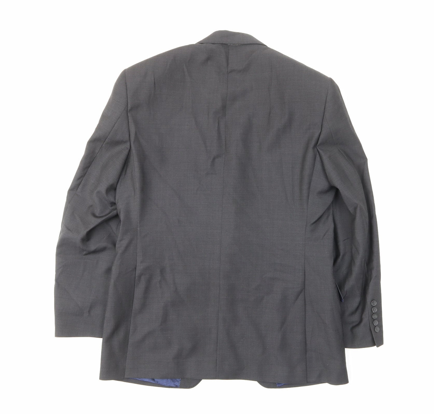 Skopes Mens Grey Wool Jacket Suit Jacket Size 40 Regular - Inside pockets