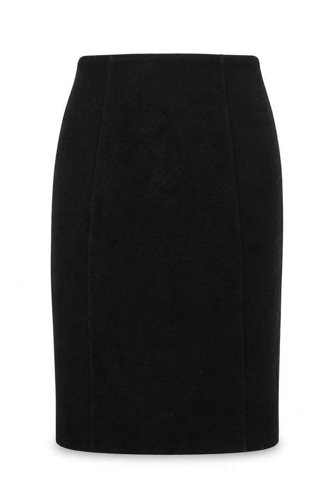 Zara Womens Black Viscose A-Line Skirt Size S - Elastic waist