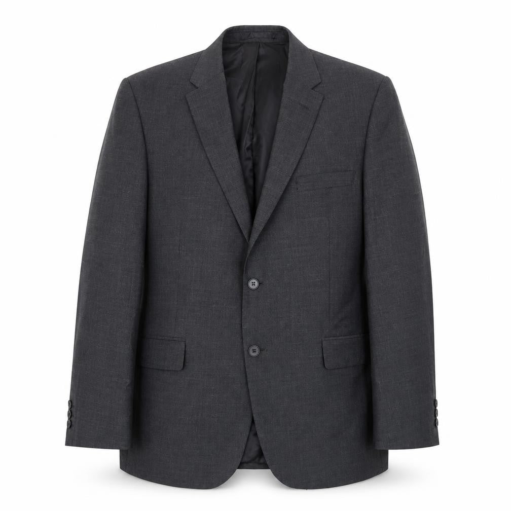 Debenhams Mens Grey Wool Jacket Suit Jacket Size 44 Regular - Inside pockets