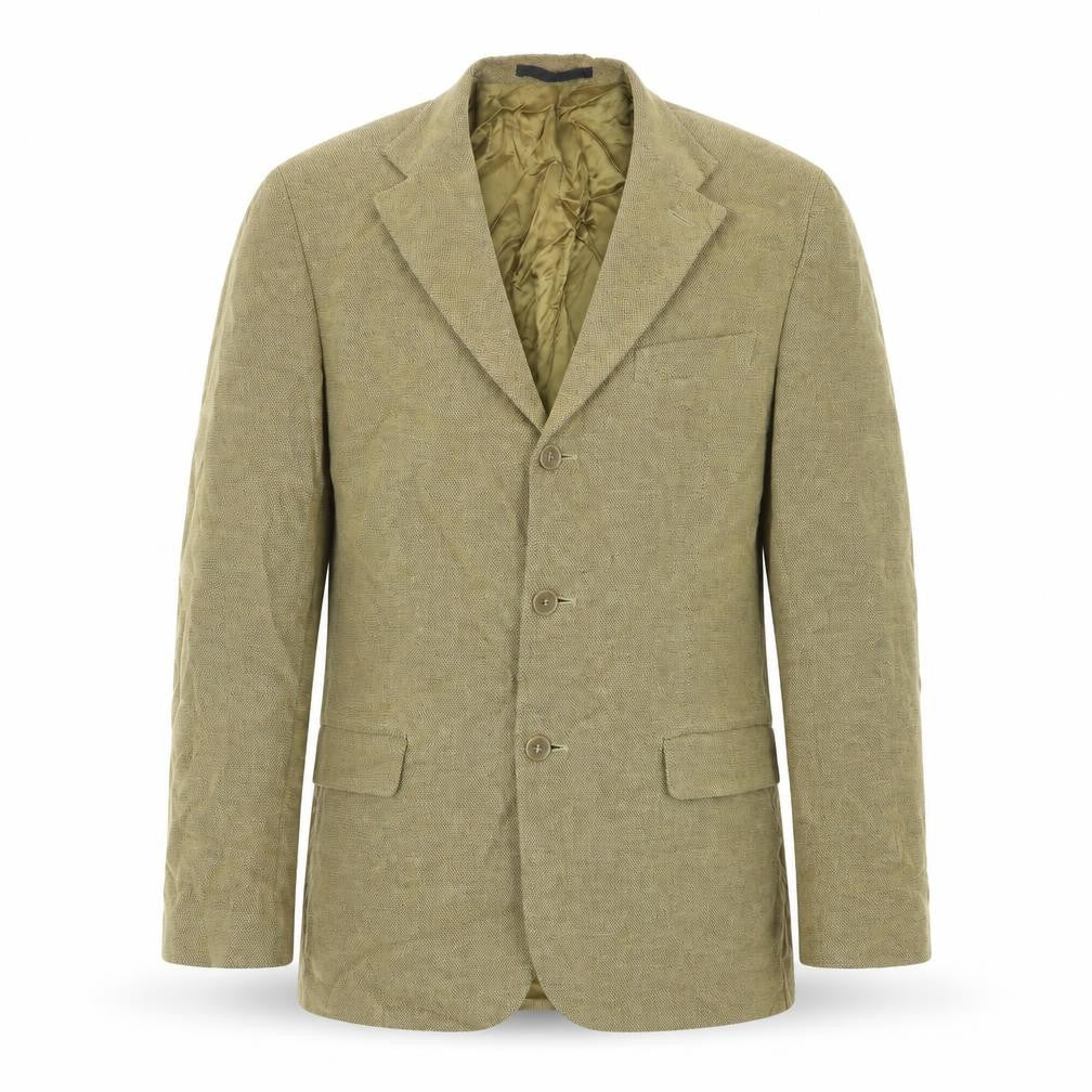 Marks & Spencer Mens Brown Cotton Jacket Suit Jacket Size 40 Regular - Inside pockets