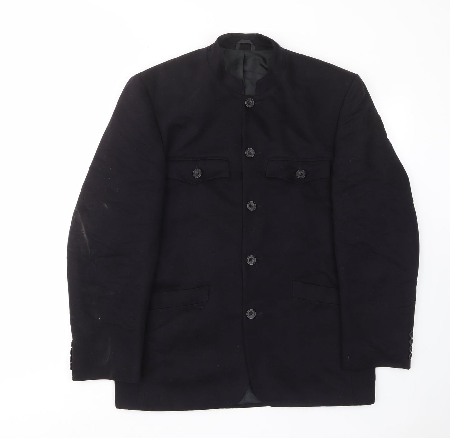 KIIT Womens Black Jacket Size 10 Button - Pockets