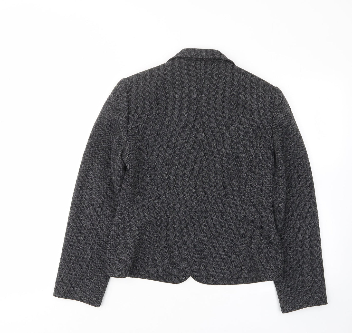 NEXT Womens Grey Jacket Blazer Size 10 Button - Pockets