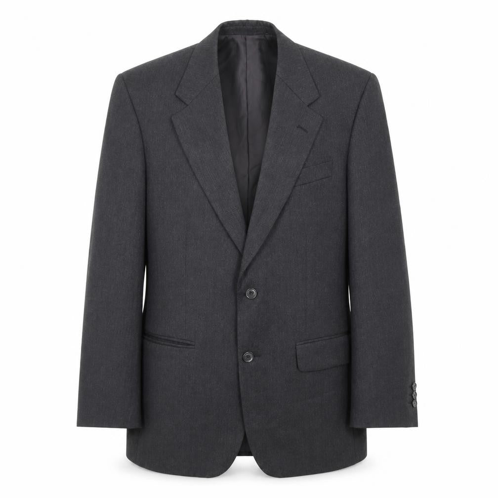 Greenwoods Mens Grey Wool Jacket Suit Jacket Size 38 Regular