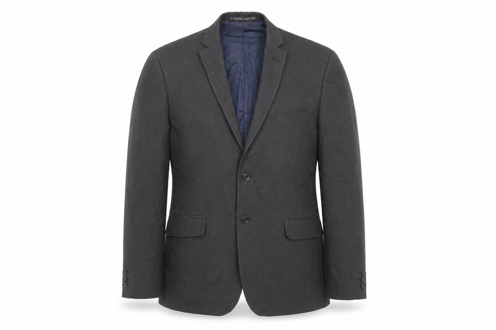 Debenhams Mens Grey Polyester Jacket Suit Jacket Size 42 Regular