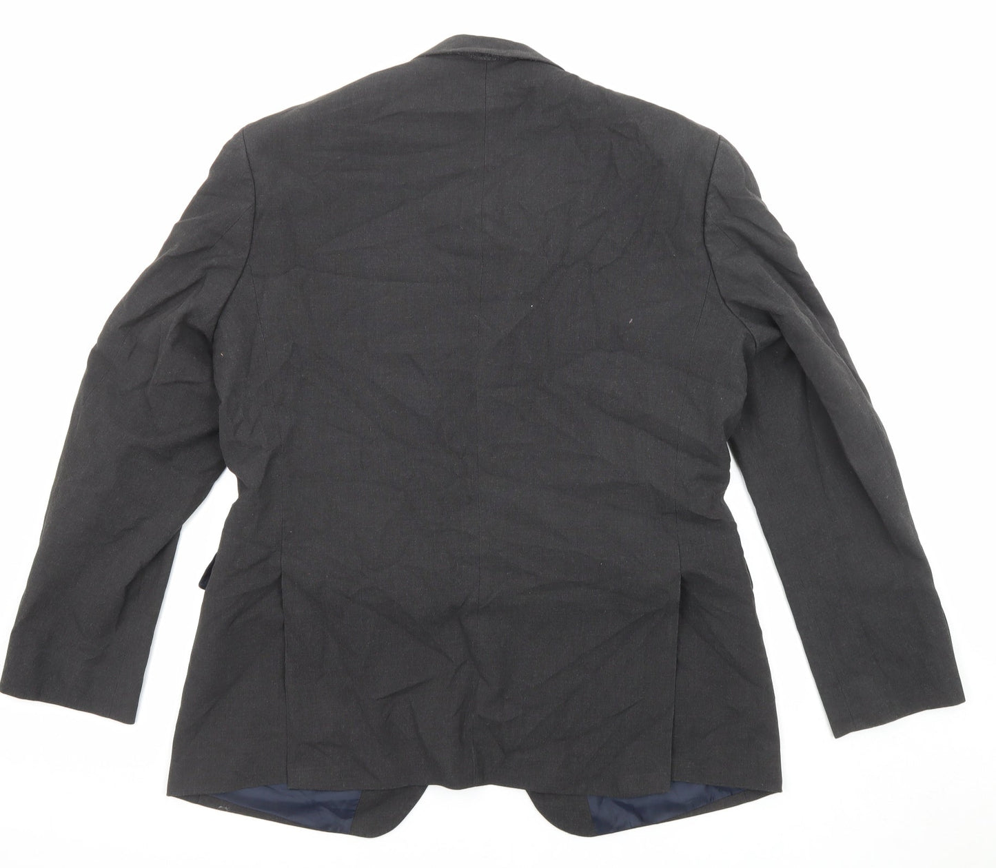 Debenhams Mens Grey Polyester Jacket Suit Jacket Size 42 Regular