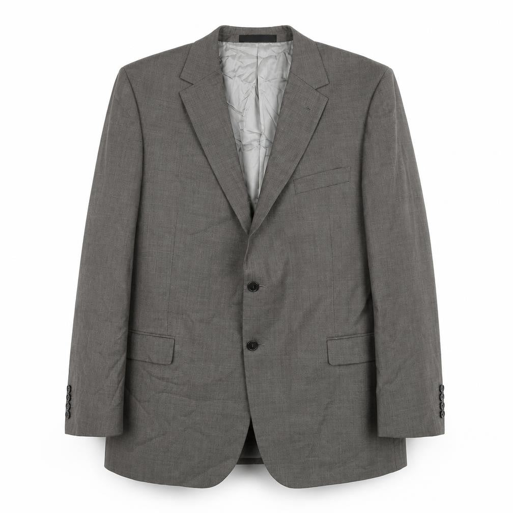 Marks & Spencer Mens Grey Wool Jacket Suit Jacket Size 44 Regular