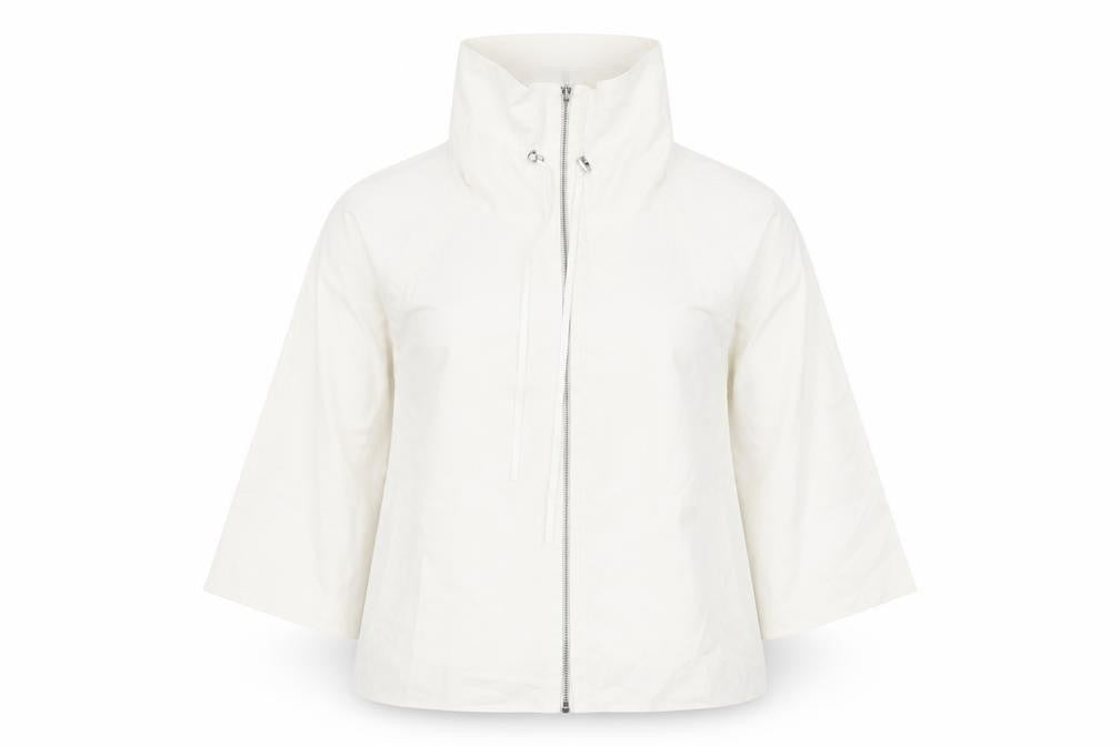 Principles Womens Ivory Jacket Size 10 Zip - Pull cord collar