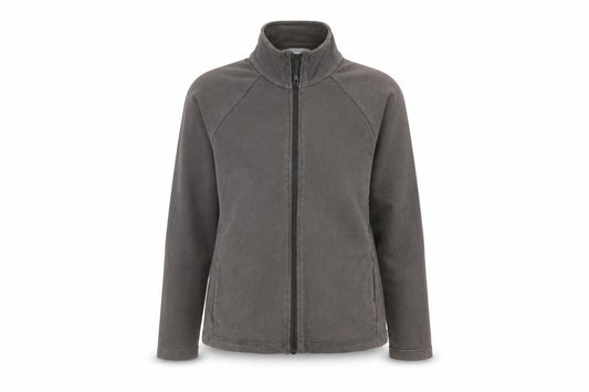 Marks and Spencer Womens Grey Cotton Full Zip Sweatshirt Size 14 Zip