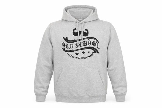 Built Up North Mens Grey Cotton Pullover Hoodie Size M