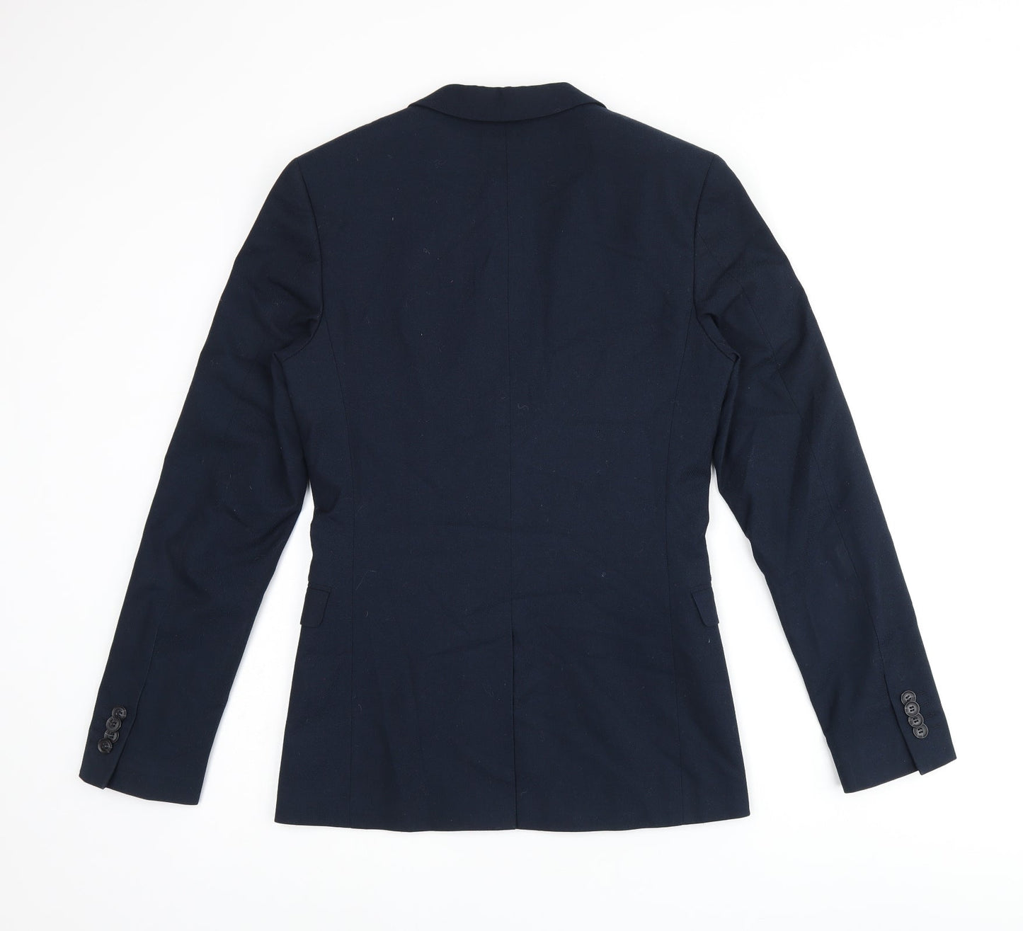 Topman Mens Blue Polyester Jacket Blazer Size 34 Regular