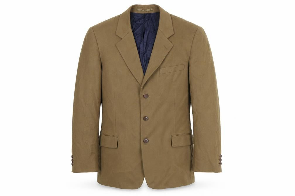 Racing Green Mens Brown Wool Jacket Blazer Size 40 Regular