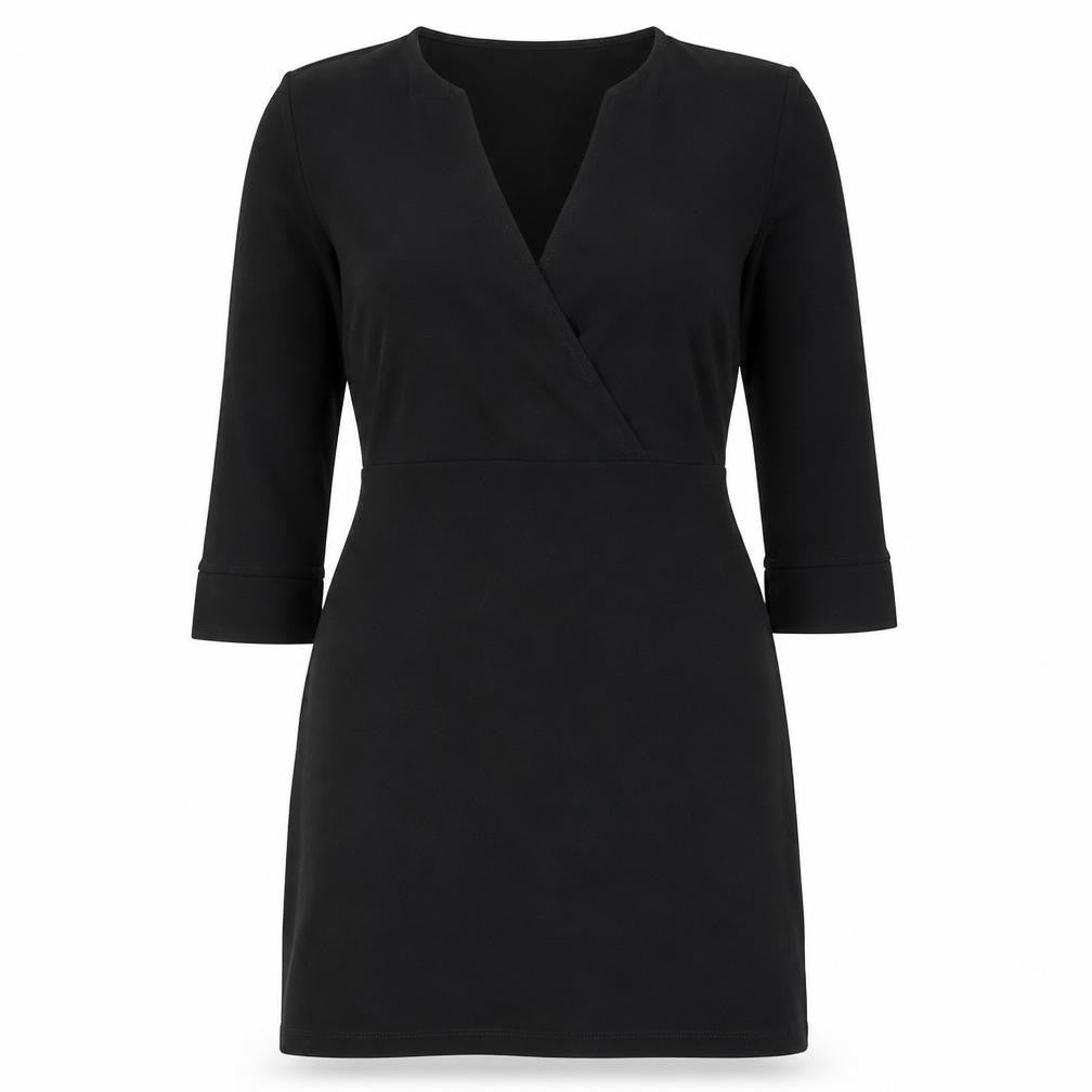 NEXT Womens Black Polyester Ball Gown Size 12 V-Neck Pullover