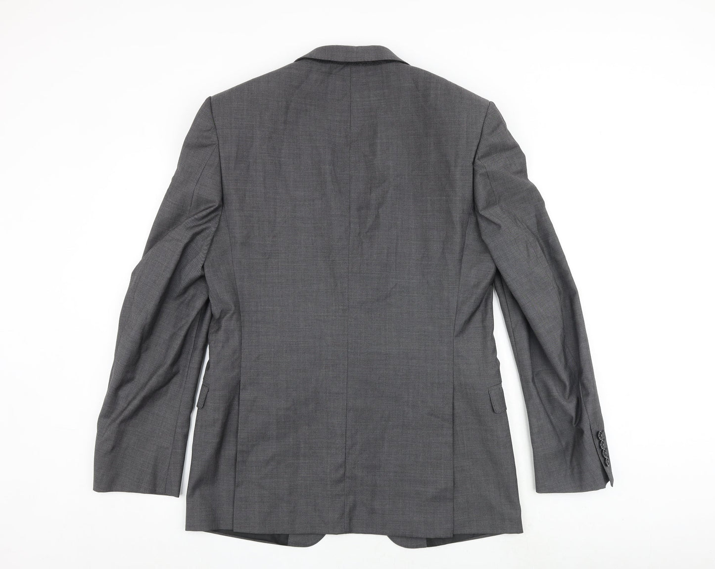 Blazer Mens Grey Wool Jacket Blazer Size 40 Regular