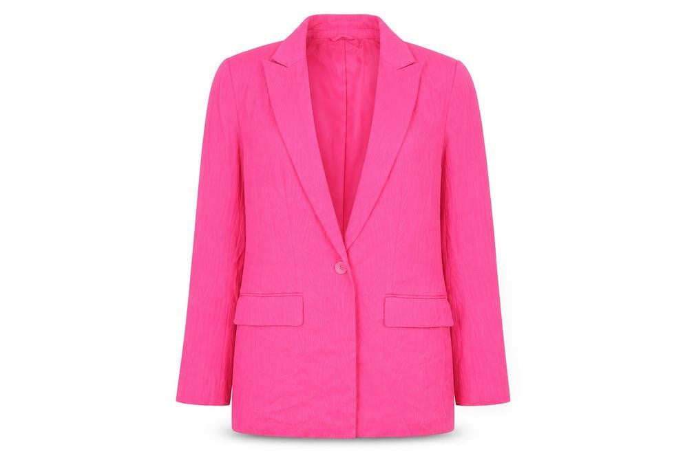 H&M Womens Pink Jacket Blazer Size 8 Button