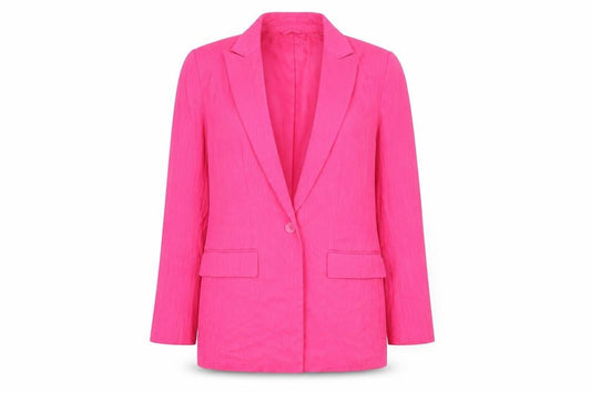 H&M Womens Pink Jacket Blazer Size 8 Button
