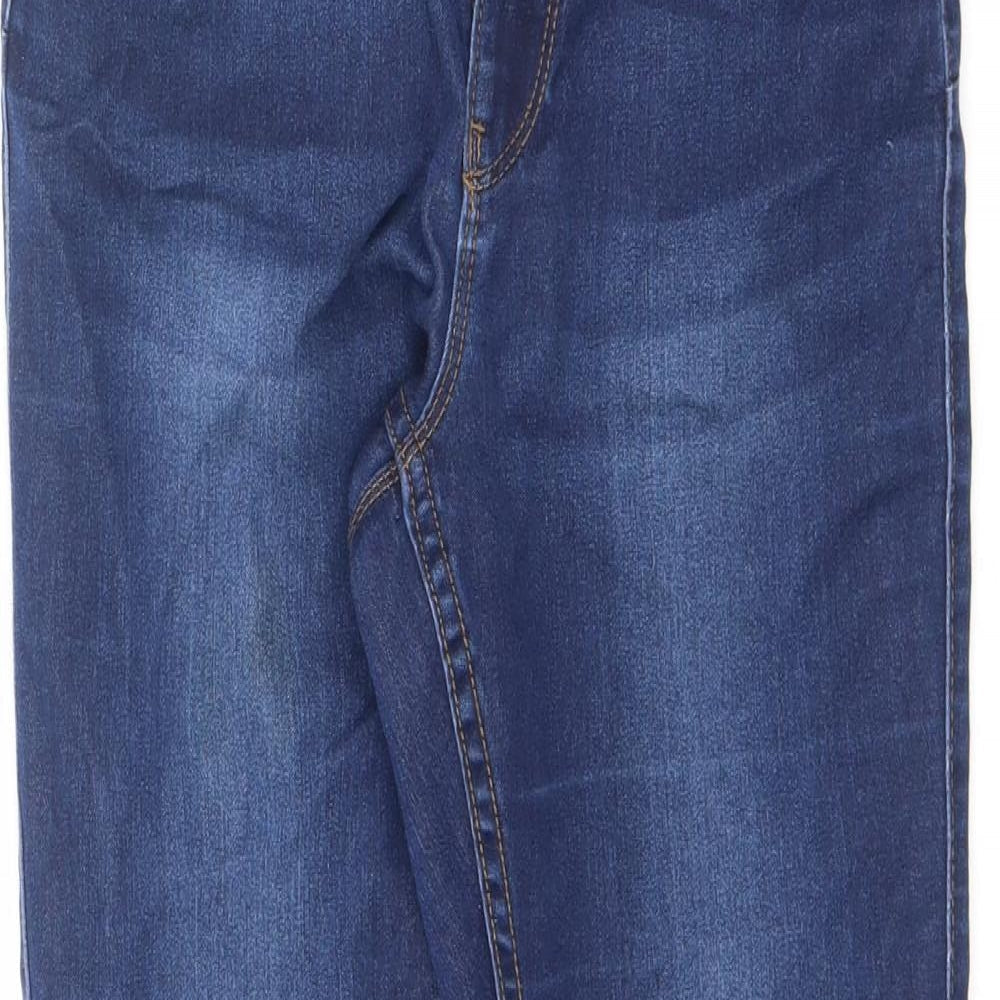 VERO MODA Womens Blue Cotton Skinny Jeans Size XS L29.5 in Regular Zip