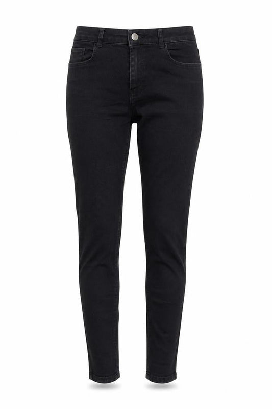 Dorothy Perkins Womens Black Cotton Skinny Jeans Size 8 L28 in Regular Zip