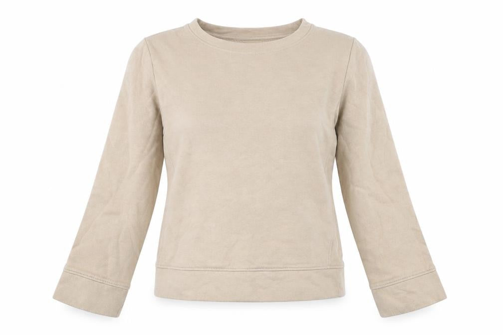 Marks & Spencer Womens Brown Cotton Pullover Sweatshirt Size S Pullover
