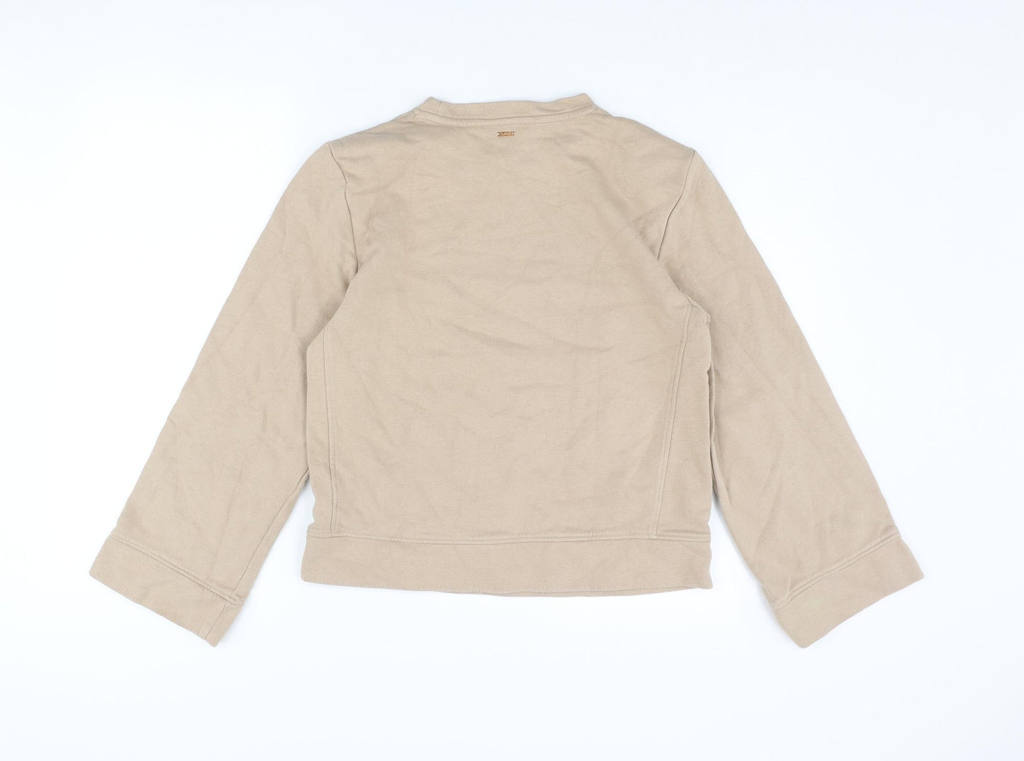 Marks and Spencer Womens Brown Cotton Pullover Sweatshirt Size S Pullover