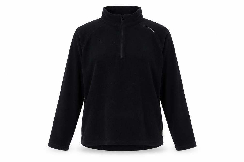 Quechua Womens Black Polyester Pullover Sweatshirt Size L Pullover
