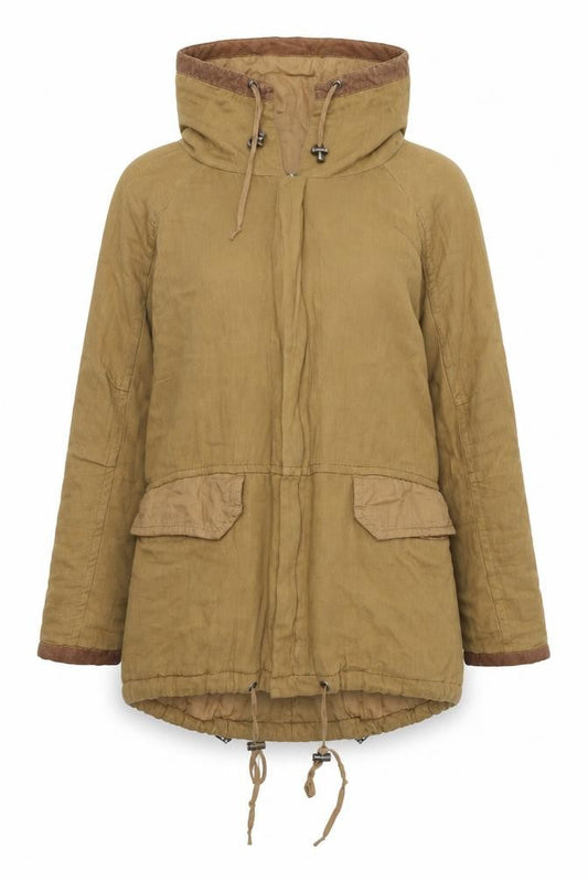 Zara Womens Brown Jacket Coat Size XS Zip