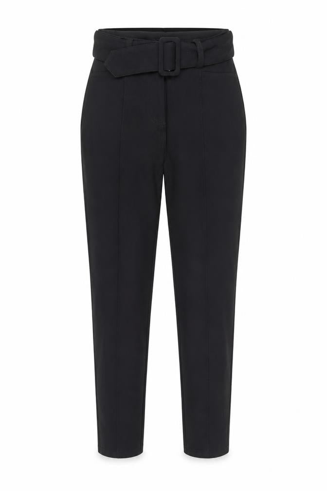 Next Womens Black Viscose Dress Pants Trousers Size 8 L25 in Regular Zip