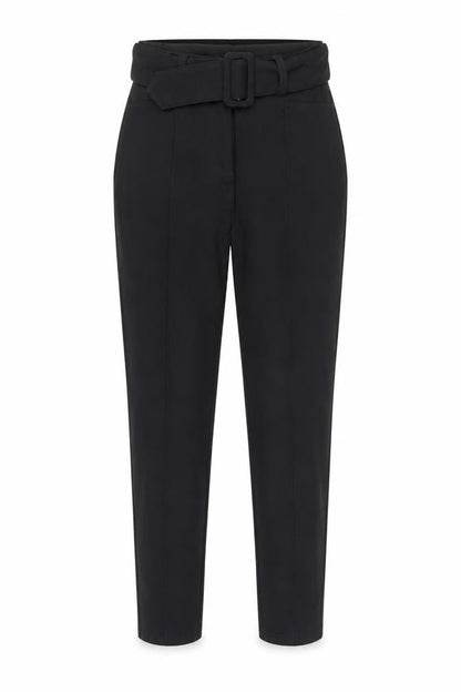 Next Womens Black Viscose Dress Pants Trousers Size 8 L25 in Regular Zip