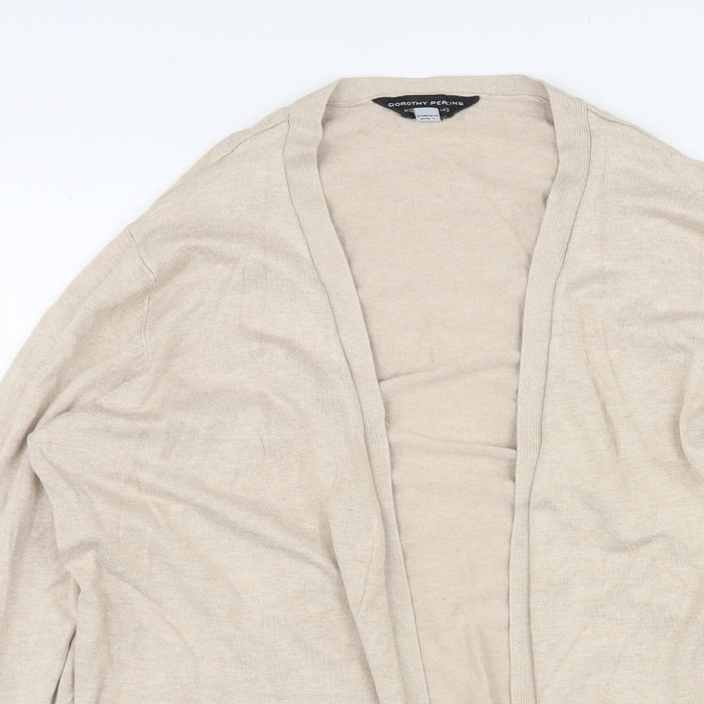 Dorothy Perkins Womens Pink V-Neck Viscose Cardigan Jumper Size 12