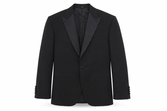 Marks & Spencer Mens Black Polyester Jacket Blazer Size 38 Regular