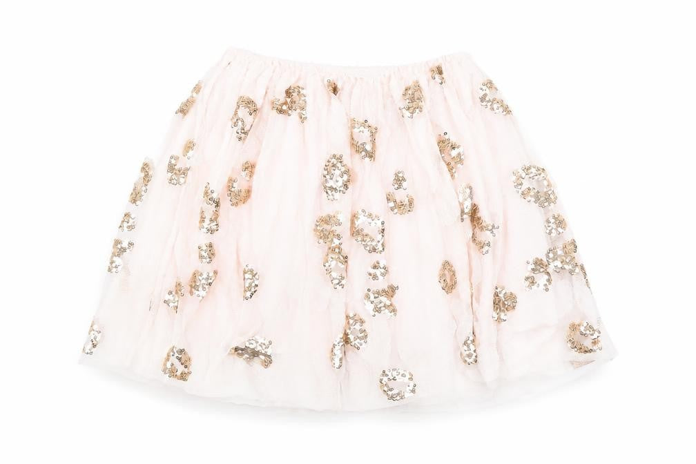 Sista B Girls Pink Polyester Tutu Skirt Size 6 Years Regular Pull On - Sequin Layered