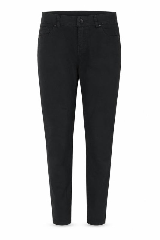 YesYes Womens Black Cotton Skinny Jeans Size 10 L28 in Regular Zip - Pockets