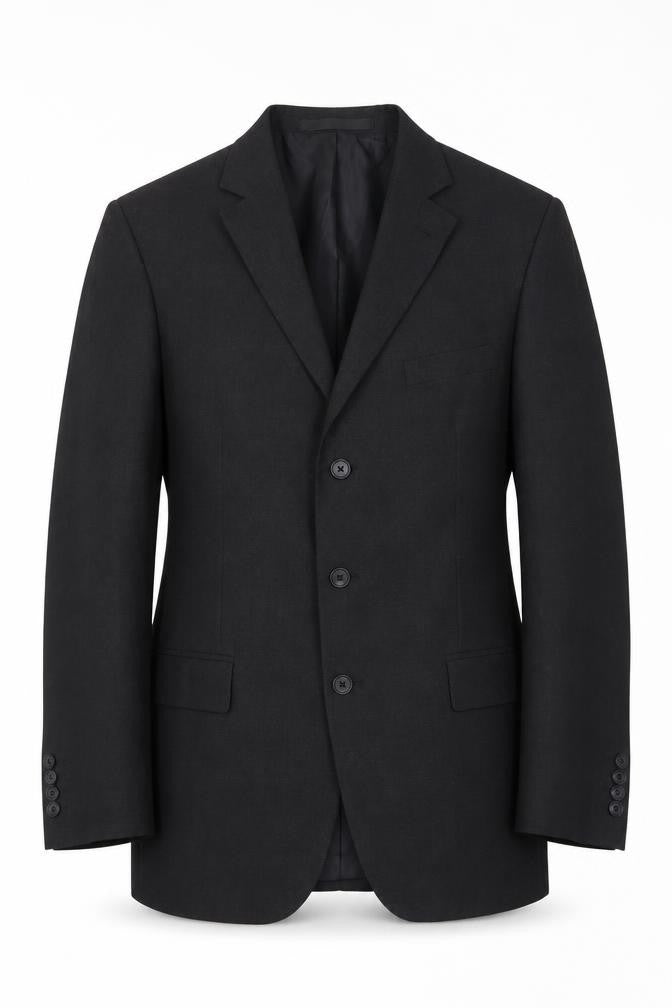 Marks & Spencer Mens Grey Polyester Jacket Suit Jacket Size 40 Regular - Inside pockets, Lined