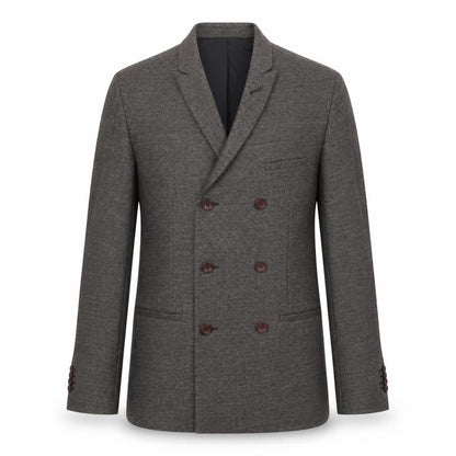 Front view of ASOS men’s brown wool jacket suit jacket, size 40, regular - inside pockets