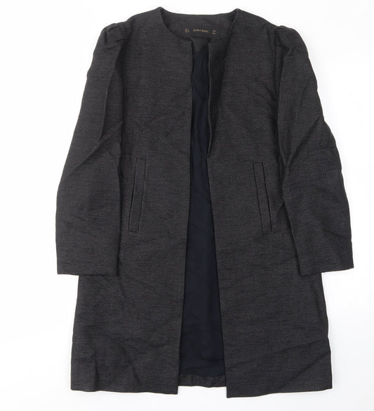Zara Womens Black Jacket Size S - Open