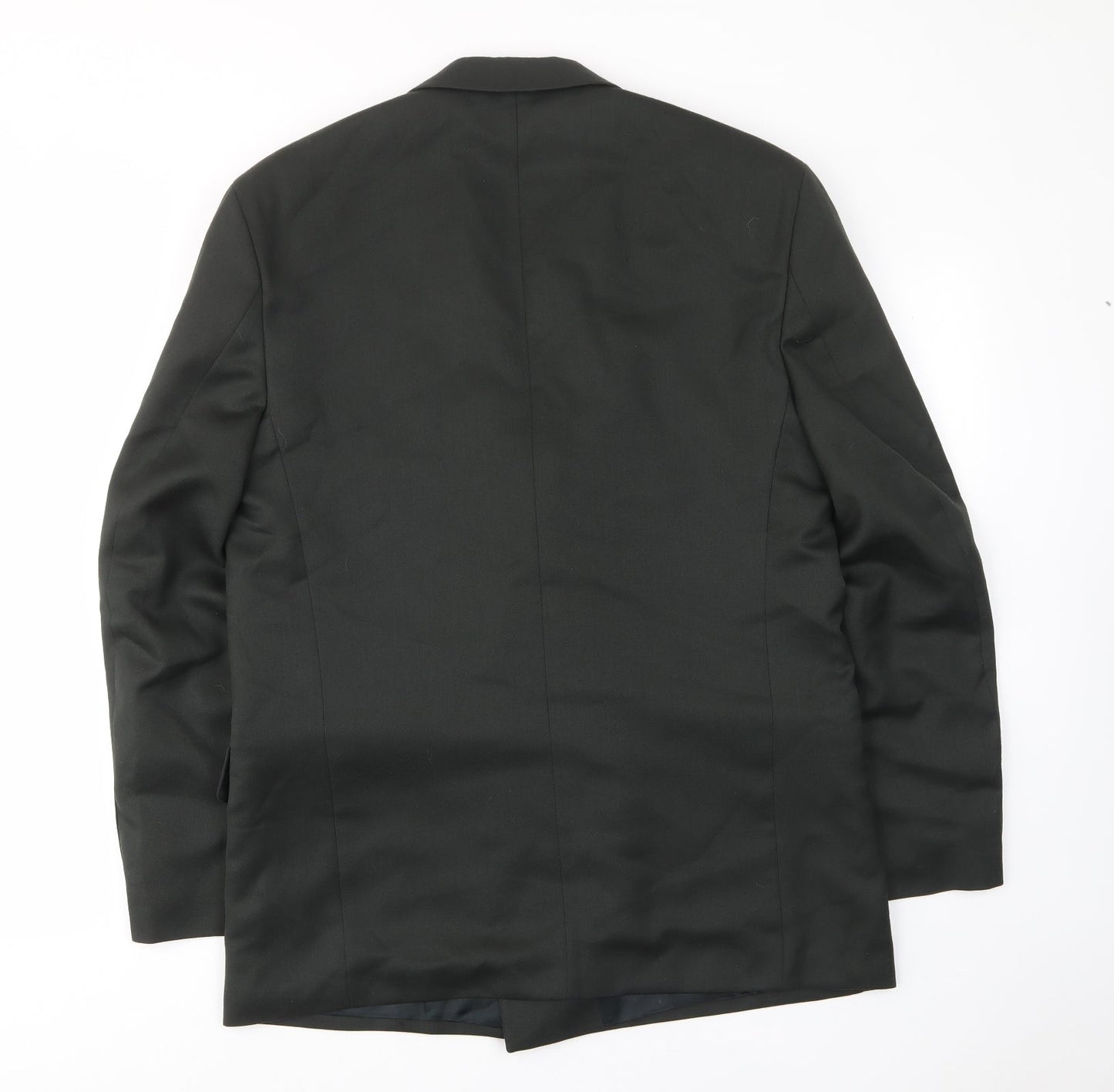 Hornes Brothers Mens Grey Polyester Jacket Suit Jacket Size 40 Regular - Inside pockets