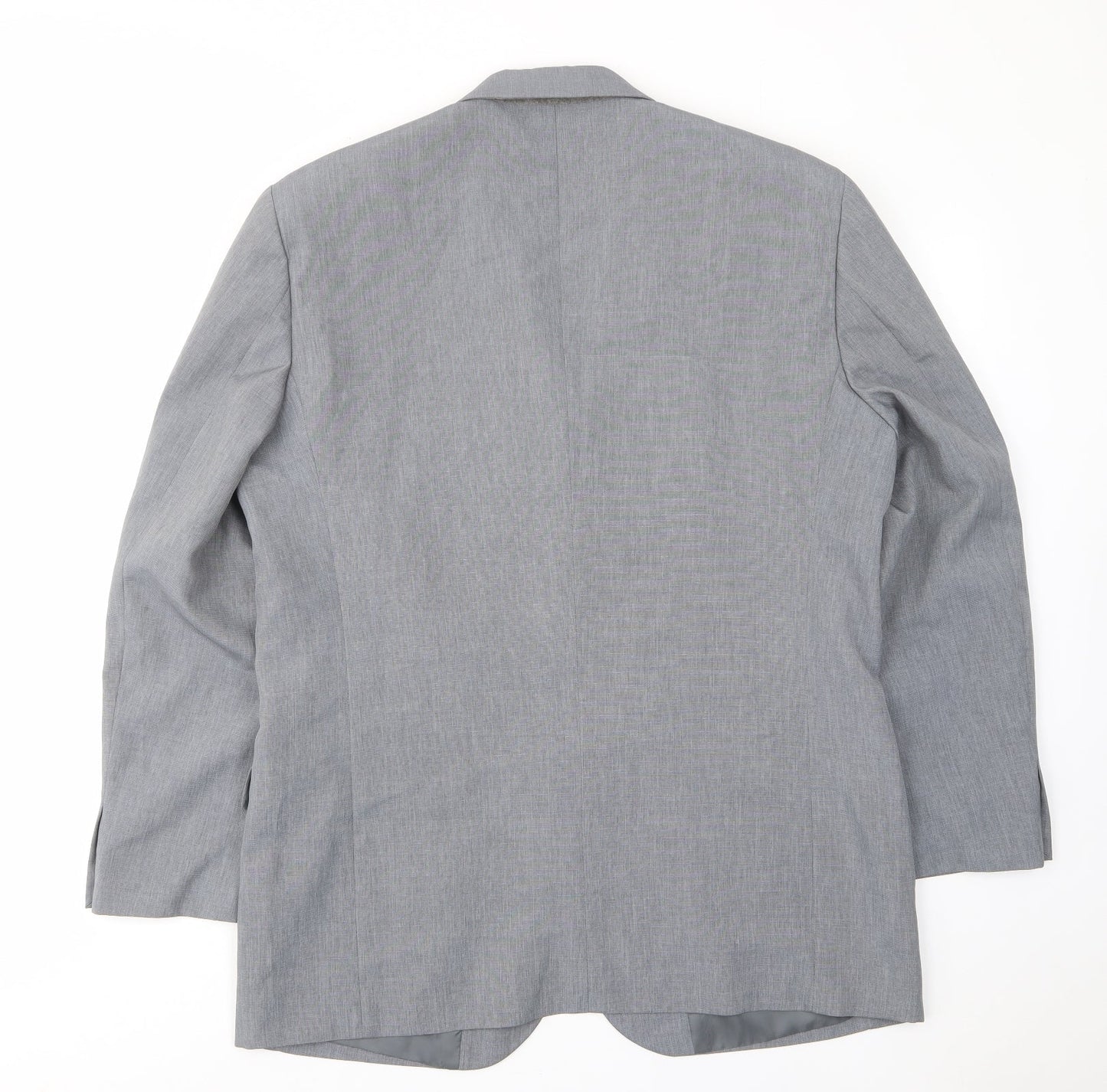 Modern Classics Mens Grey Polyester Jacket Suit Jacket Size 42 Regular - Inside pockets