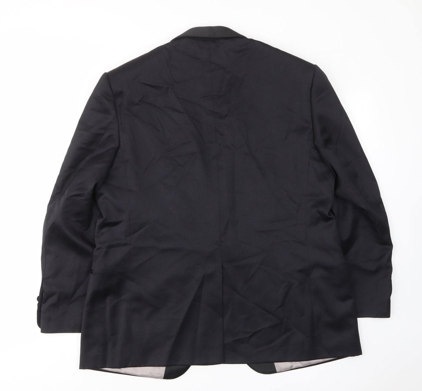 Marks and Spencer Mens Black Wool Jacket Suit Jacket Size 44 Regular - Inside pockets